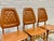 Set of 5 - Mid Century Modern Scandinavian Dining Chairs | Diamond Stitched Upholstery, C. 1960's For Sale - Image 9 of 15
