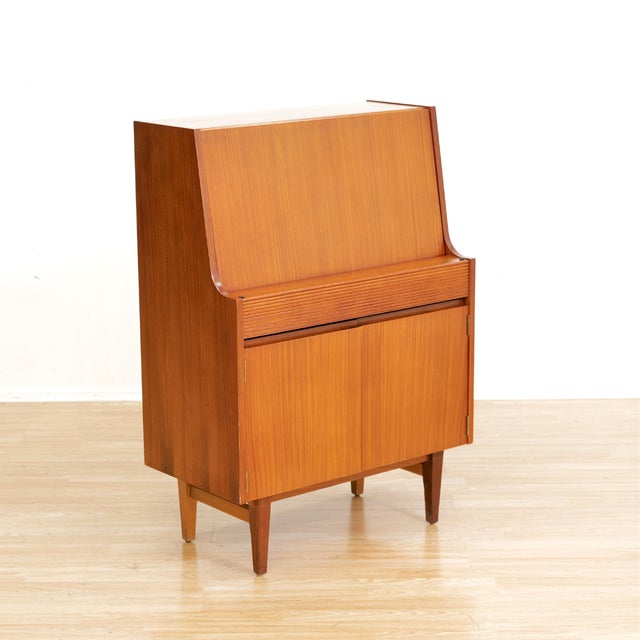 1960s Mid Century Teak Secretary Desk by Elliots of Newbury For Sale - Image 4 of 9