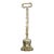 19th Century English Brass Lion’s Paw Doorstop For Sale
