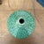 Green Round Green Snakeskin Design Vase with Small Narrow Neck For Sale - Image 8 of 9