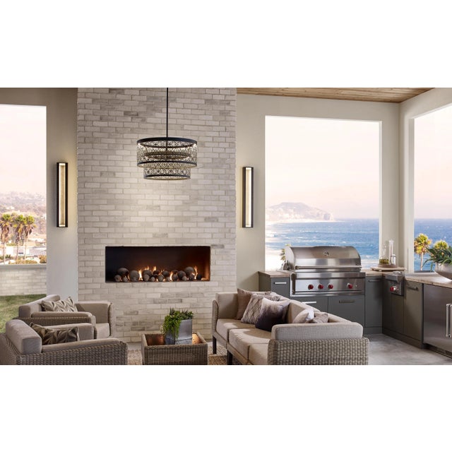 2020s Sean Lavin by Visual Comfort Studio Mattix Small LED Sconce, Oil Rubbed Bronze For Sale - Image 5 of 7