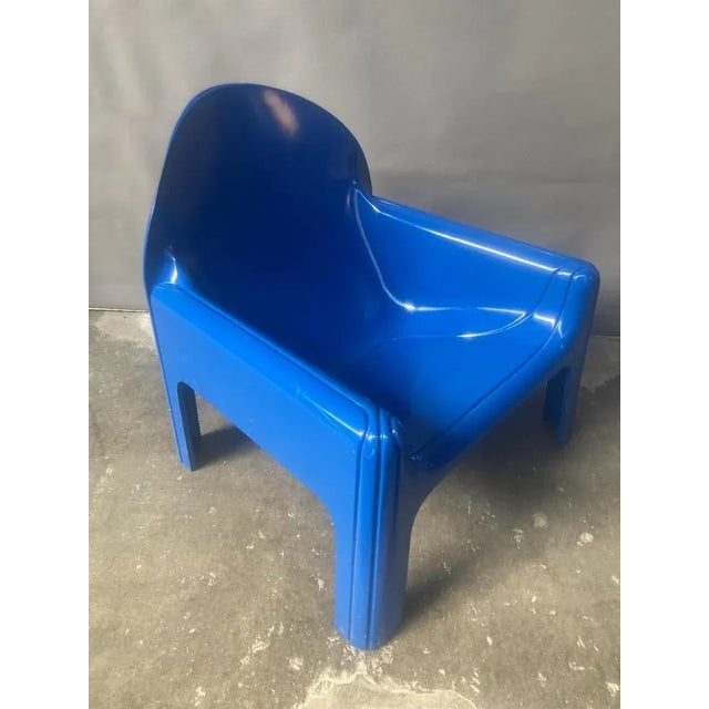 Blue Blue Model 4794 Armchair by Gae Aulenti for Kartell, 1974 For Sale - Image 8 of 8