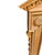 Paint 1990s Ethan Allen Neoclassical Pediment Wall Mirror Gold Gilt Paint Console For Sale - Image 7 of 11
