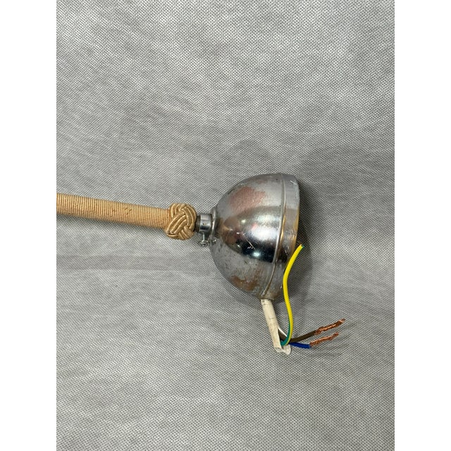 Art Deco Pendant Lamp in Marbled Light Pink Glass, 1930s For Sale - Image 6 of 10