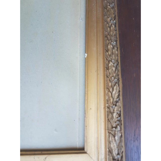 1920s Large Vintage Gilded Wooden Frame, 1920s For Sale - Image 5 of 7
