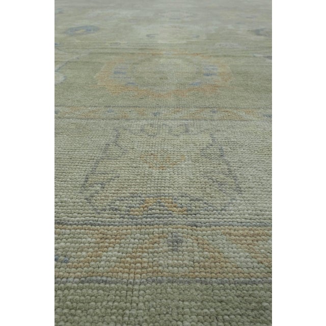 Oushak Rug 9'6" x 12'5" #17872 For Sale In Houston - Image 6 of 8