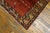 1890s Red Geometric Tribal Antique Nw Persian Rug 3'10" X 8'6". Handknotted Wool Carpet For Sale - Image 4 of 6