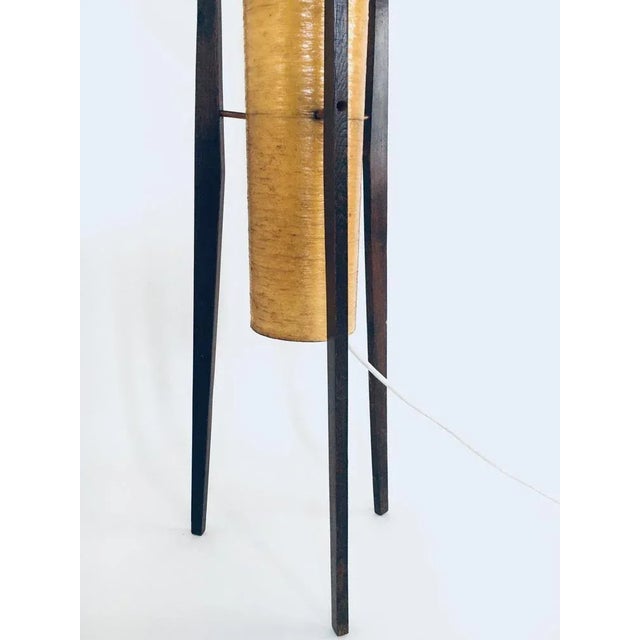 1950s Mid-Century Space Age Rocket Floor Lamp by Novoplast, Czechoslovakia, 1950s For Sale - Image 5 of 13