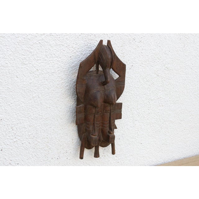 African Baule Mask, a Double Vision For Sale In Los Angeles - Image 6 of 8