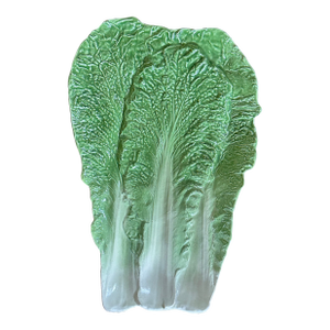 Studio Art Pottery Lettuce Leaf Platter Centerpiece Bowl