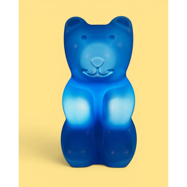 Blue Large Pop Art Blue Gummy Bear Lamp from Messow, Germany, 1970s For Sale - Image 8 of 11