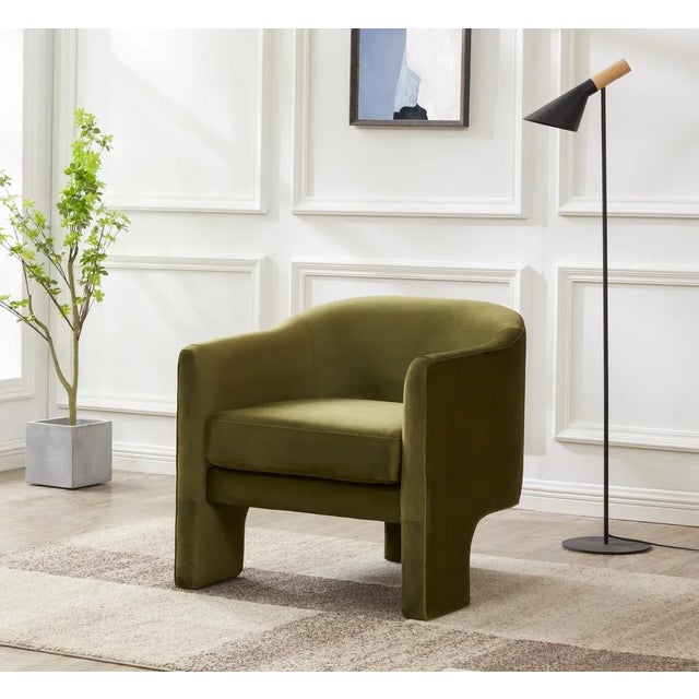 Olive green accent chair cheap