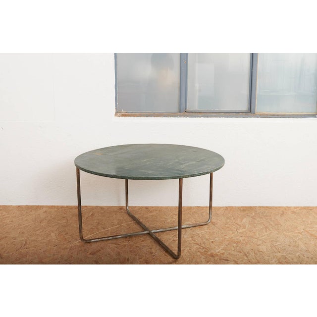 Steel Tube Table in Steel Tubes and Plywood Top For Sale - Image 13 of 14
