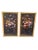 Decorative pair of oil on canvas paintings depicting floral bouquets, signed by the artist J. Palomar and dated 1964,...