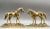Circa 1890 English Gilt Brass Horses Mantel Decorations For Sale - Image 6 of 9