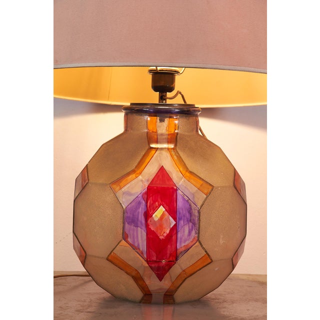 Murano Table Lamp, 1970s For Sale - Image 13 of 14