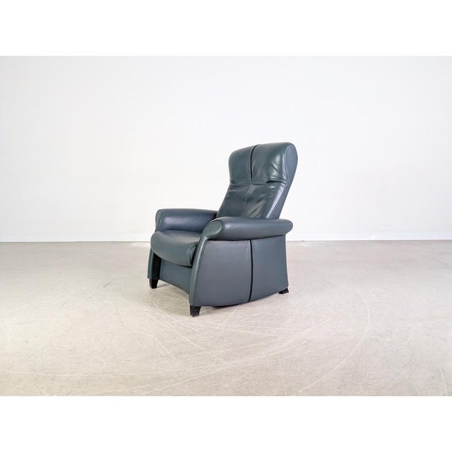 DS 50 Armchair in Dark Green Leather from de Sede, 1990s-2000s For Sale - Image 4 of 14