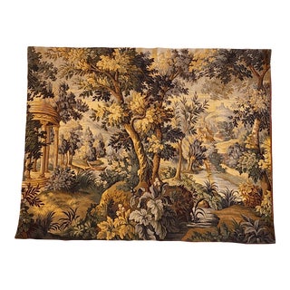 Vintage French Style Tapestry For Sale