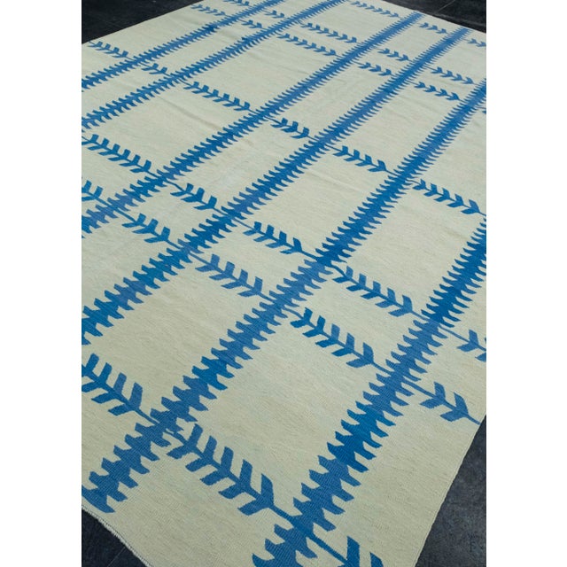 Turkish Turkish Kilim Oriental Handmade Flatweave 8'10" x 12'3" #17001 For Sale - Image 3 of 8