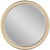 Thomas O'Brien for Visual Comfort Signature Tricia 24" Illuminated Round Mirror in Polished Nickel and Gild For Sale