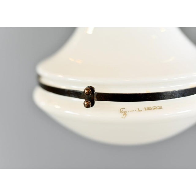 Peter Behrens Luzette Pendant Light by Peter Behrens for Siemens, 1920s For Sale - Image 4 of 7