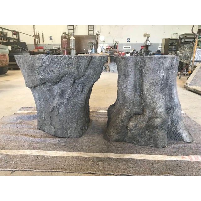 New Table O Stool Featuring a Trunk in Patinated Bronze For Sale - Image 6 of 8