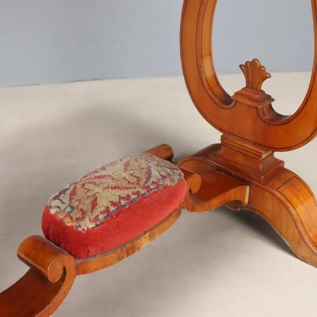 Charles X Worktable in Cherry For Sale - Image 10 of 13
