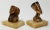 Vintage Egyptian King Tut and Queen Nefertiti Busts on Stone Bases, a Pair For Sale - Image 10 of 10