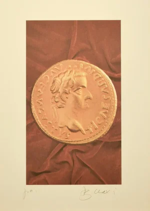 Aureus III - Original PhotoLithograph by Bettino Craxi - 1990s 1990s