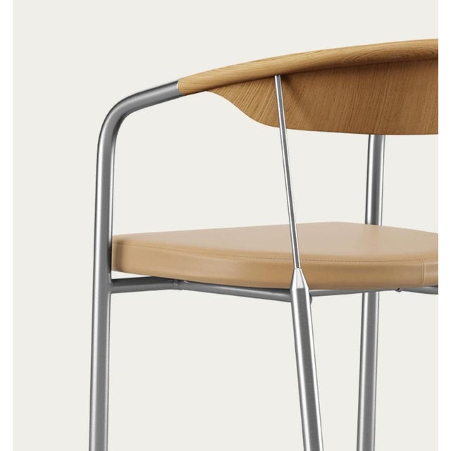Chairman Chair in Oak with Upholstery in Sand by Henrik Tengler for One Collection For Sale - Image 9 of 15