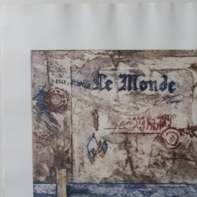 Alberto Valverde Travieso, Engraving on Paper, Spain, 1960s For Sale - Image 3 of 7