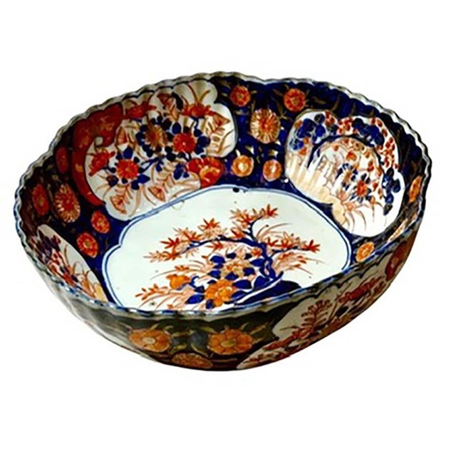 Early 19th Century Japanese Imari Porcelain Bowl For Sale - Image 10 of 11