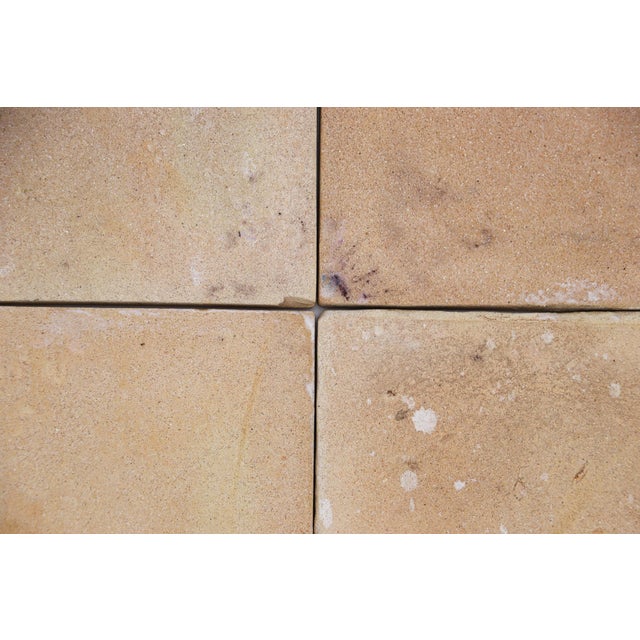 19th Century Set of Four Floral Tiles, Portuguese Baroque For Sale - Image 12 of 13