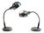 Space Age Italian Gooseneck Desk Lamps, 1970s, Set of 2 For Sale
