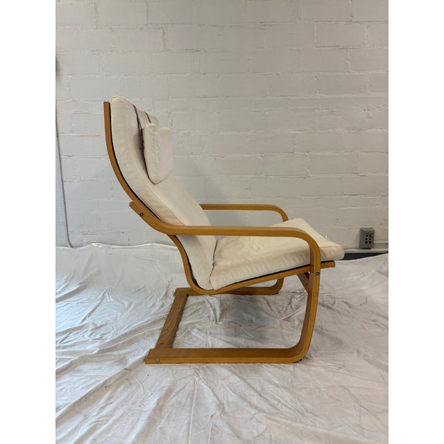 Late 20th Century Ikea Poäng Bentwood Lounge Chair by Noboru Nakamura For Sale - Image 5 of 7