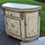 Vintage Venetian Demilune Cabinet Painted Accent Chest Commode For Sale - Image 14 of 14