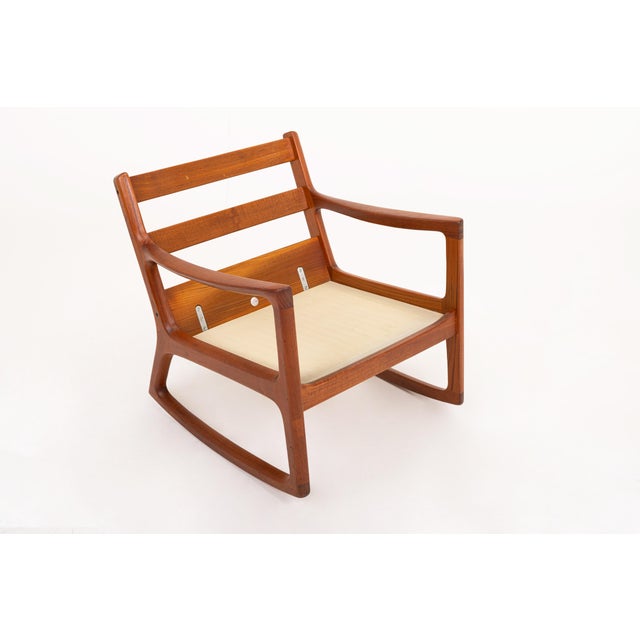 Rocking Chairs by Ole Wanscher for Cado, 1960s, Set of 2 For Sale - Image 10 of 13