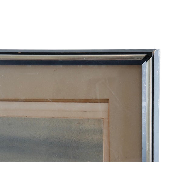 Gray Oliver Smith “Return of the Fisherman” Signed Watercolor For Sale - Image 8 of 10