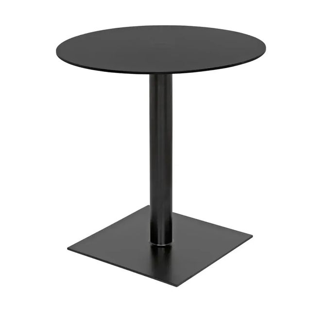 Not Yet Made - Made To Order NOIR Mies Side Table, Black Iron For Sale - Image 5 of 6