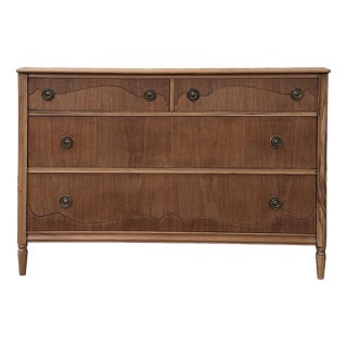 Large Art Deco Chest of Drawers in Mahogany and Ash, 1930s For Sale