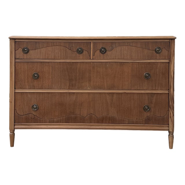 Large Art Deco Chest of Drawers in Mahogany and Ash, 1930s For Sale