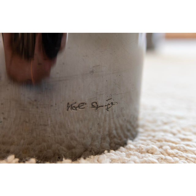 Metal 1980s Karl Springer "Sculpture" Coffee Table For Sale - Image 7 of 7