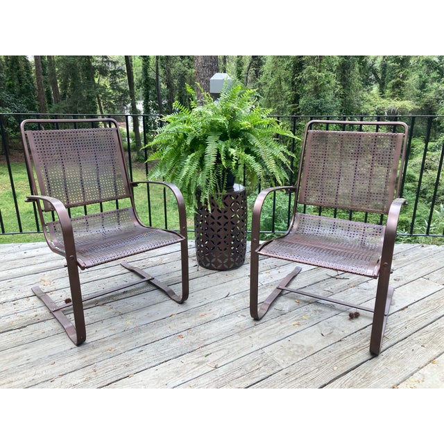 1950s Mid Century Modern Rockers, Attributed to Howell Manufacturing For Sale In Atlanta - Image 6 of 10