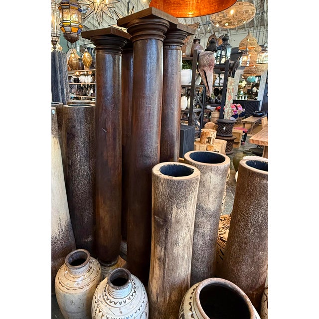 Set of Four Antique Rosewood Columns For Sale - Image 9 of 9