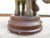 Maitland Smith Bronze Elephant Glass Side Table For Sale - Image 9 of 18