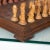 Vintage Hand-Carved Wood and Leather Chess Set For Sale - Image 9 of 11