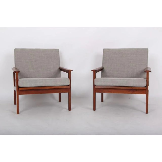 Set of Armchairs by Illum Wikkelsø for Niels Eilersen, 1950s For Sale - Image 13 of 13