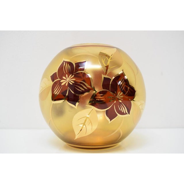 Glass Vase, Czechoslovakia, 1970s For Sale - Image 4 of 14