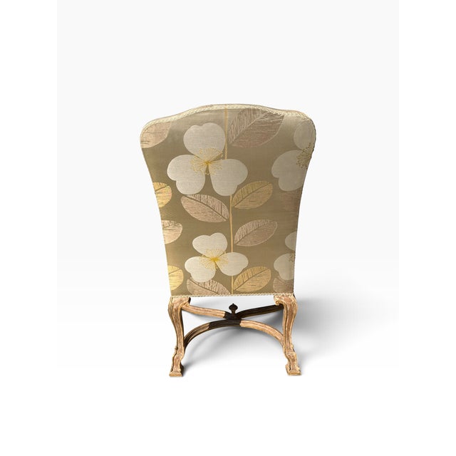 Wood 18th C Style Dennis & Leen Hampton Court Regency Arm Chair For Sale - Image 7 of 7