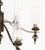 Venini Art Deco 6-Light Burnished Brass & Venini Murano Glass Chandelier, 1930s For Sale - Image 4 of 5